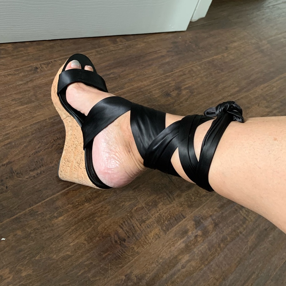 Satin ribbon espadrilles
